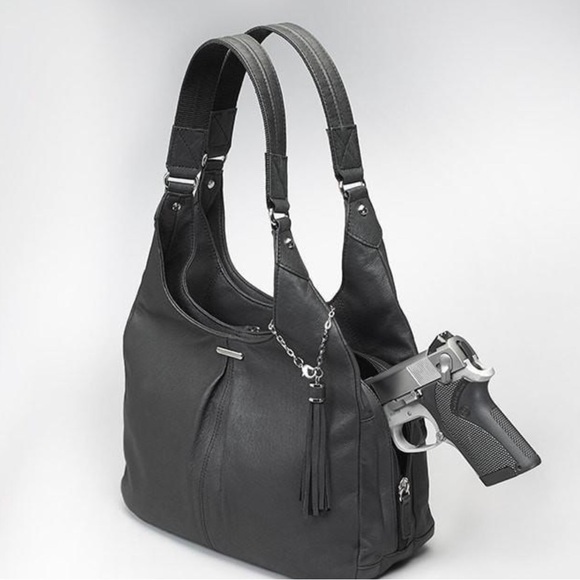 Gun Tote’n Mamas Bags Gun Toten Mamas Pleated Slouch Shoulder Bag